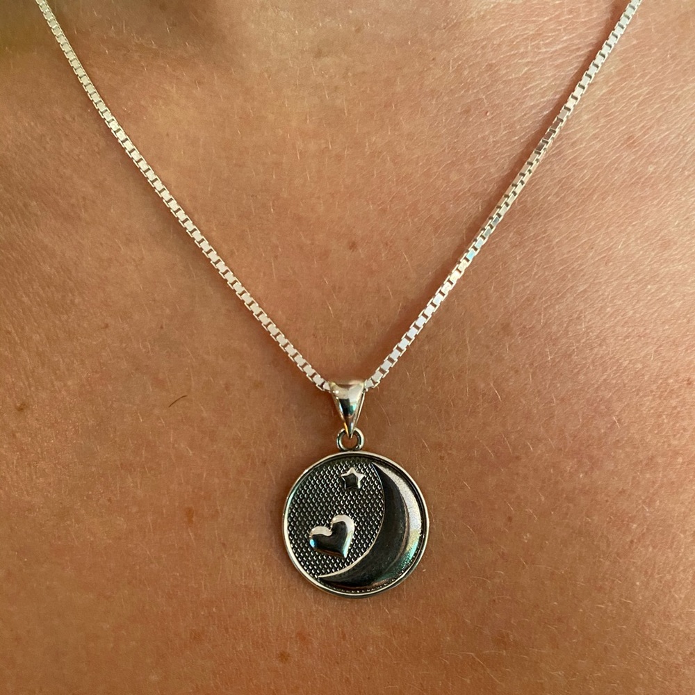 Sterling Silver I Love You... Necklace - Picture 14 of 16